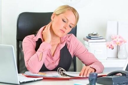 La razón del desarrollo de la osteocondrosis cervical