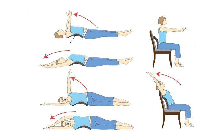 ejercicios para la osteocondrosis